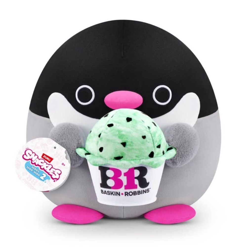 16” Penelope Penguin Baskin Robbin Snackles Plushie